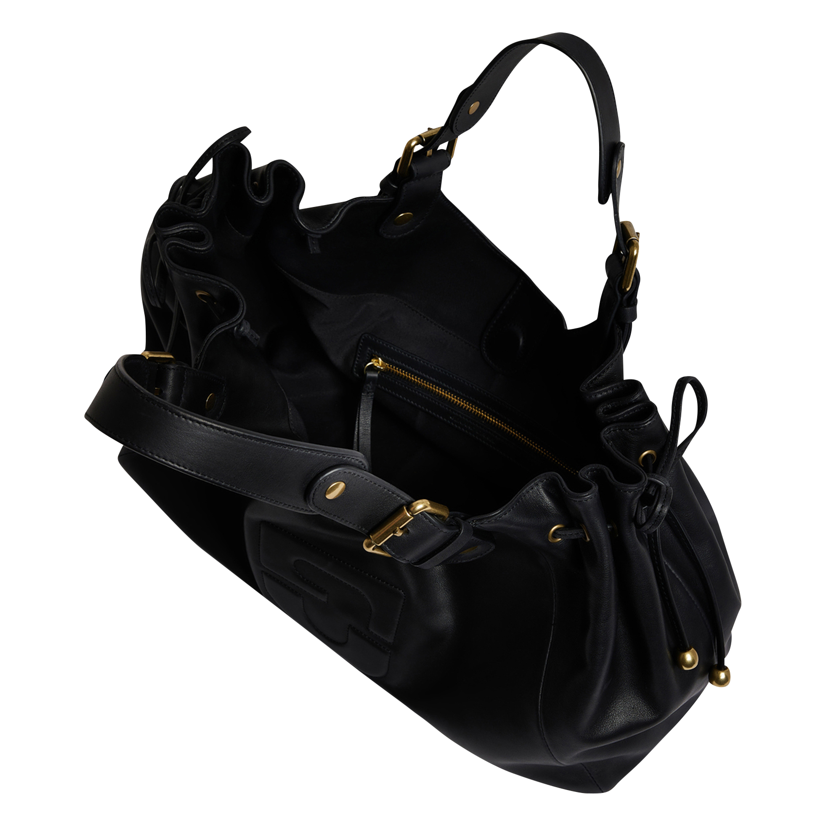 CHIARA GD - Sac à main en cuir | Noir