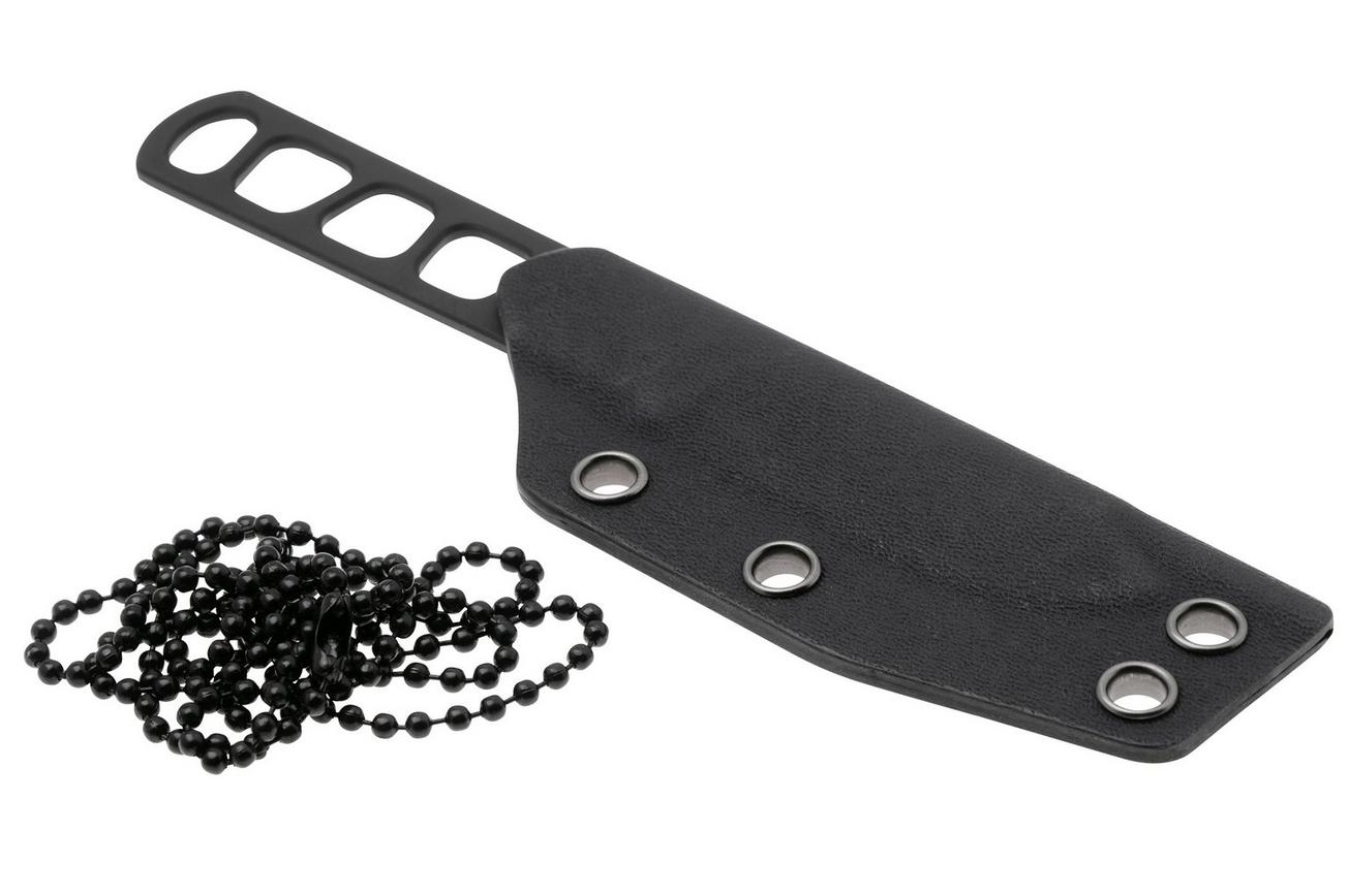 Boker Manufaktur BFF Packlite Allblack 120752, vaststaand mes, Lucas Burnley design