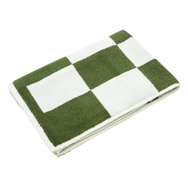 Hay Tapis de bain Check | Vert prairie