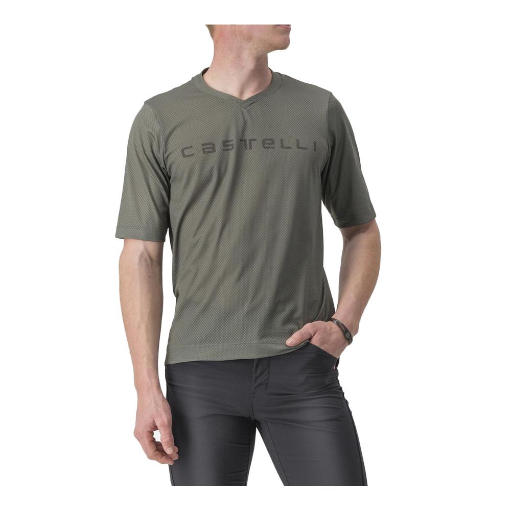 Castelli TRAIL TECH 2 - Maillot Homme gris vert