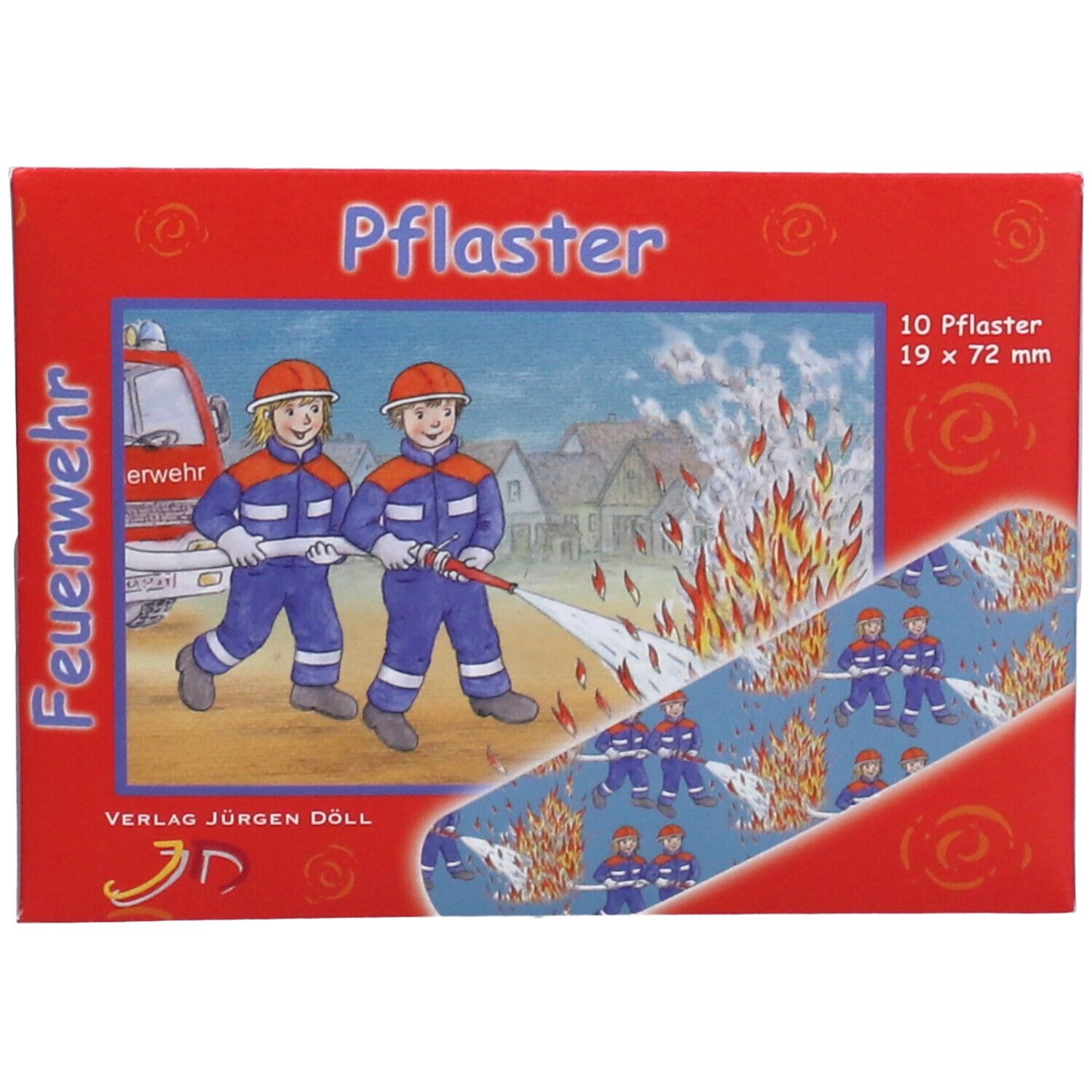 Kinderpflaster Feuerwehr 19 x 72 mm