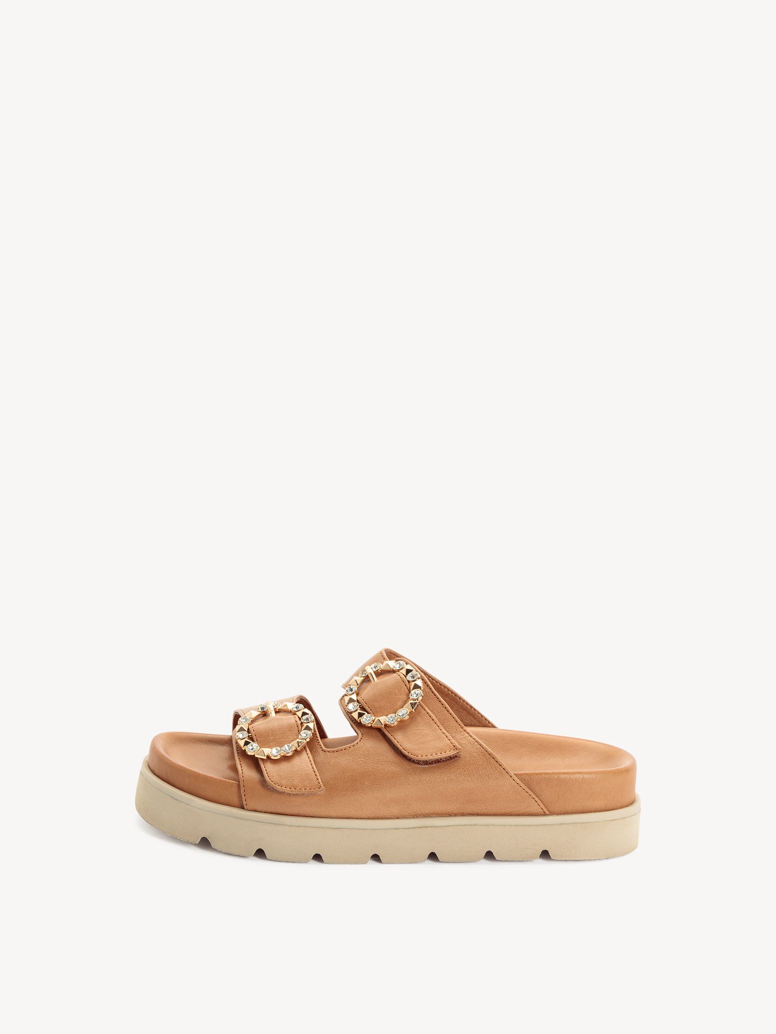 Leren Slipper - bruin