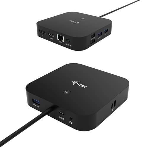 i-tec C31HDMIDPDOCKPD, Kabel, USB 3.2 Gen 1 (3.1 Gen 1) Type-C, 100 W, 3,5 mm, 1