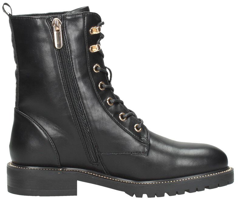 Sub55 Veterschoenen Hoog zwart