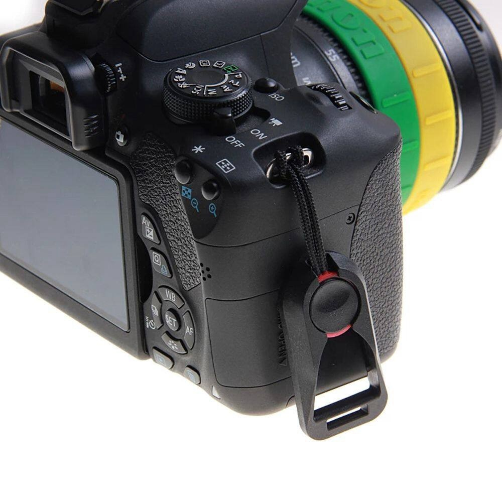 (2er Set) Verstellbare Schultergurt Halterung mit Schnellverschluss für GoPro / Digital DSLR / SLR Kameras - Schwarz
