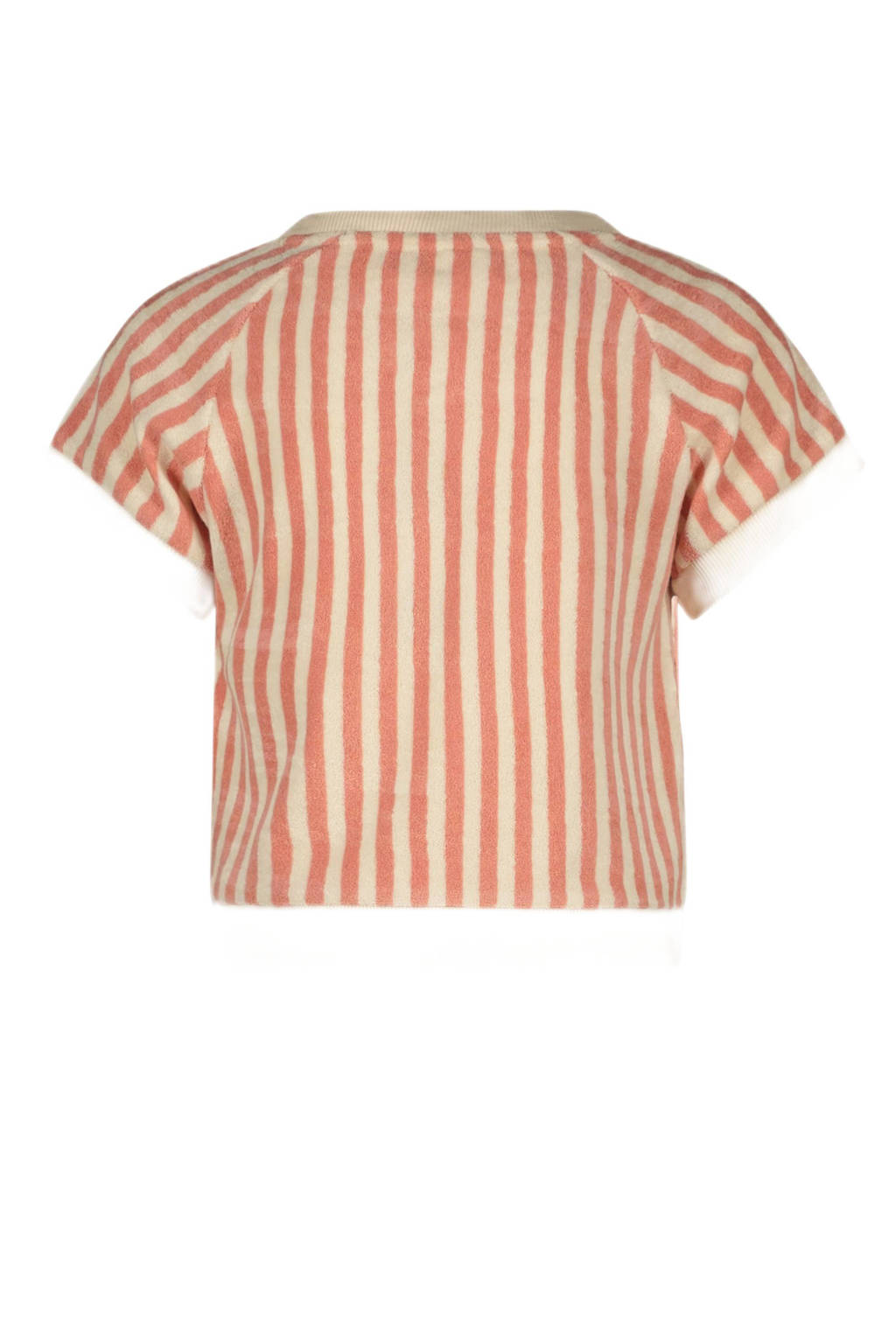 Like Flo gestreept T-shirt rood/ecru