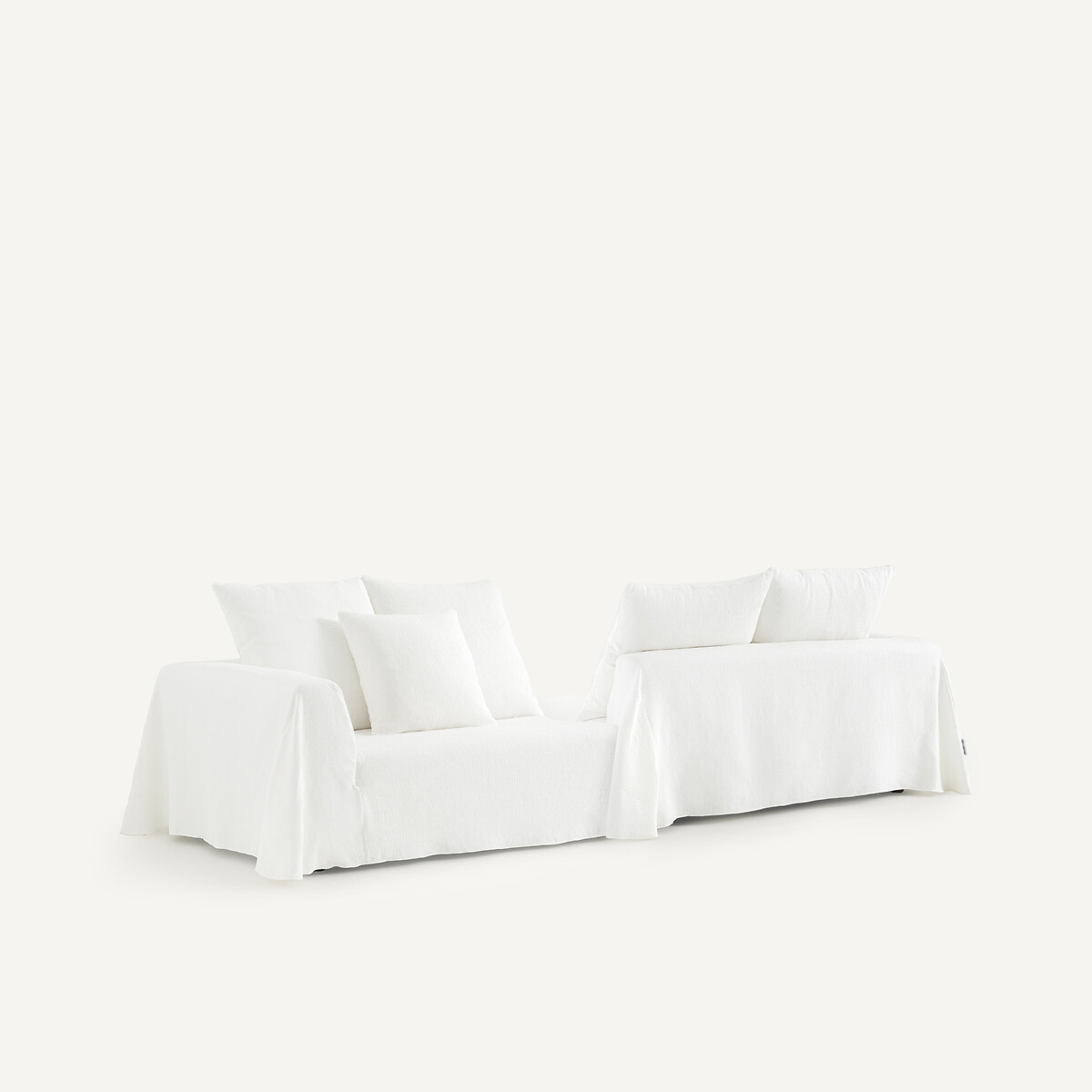 OTTO STUDIO PARA AM.PM<br>Meio sofá em algodão cânhamo, Chill