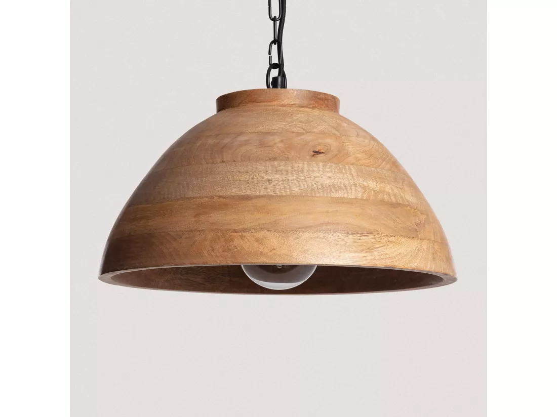 Suspension Bois Naisha M ILUZZIA Naturel
