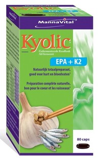 MannaVital Kyolic EPA   K2 Capsules 80CP