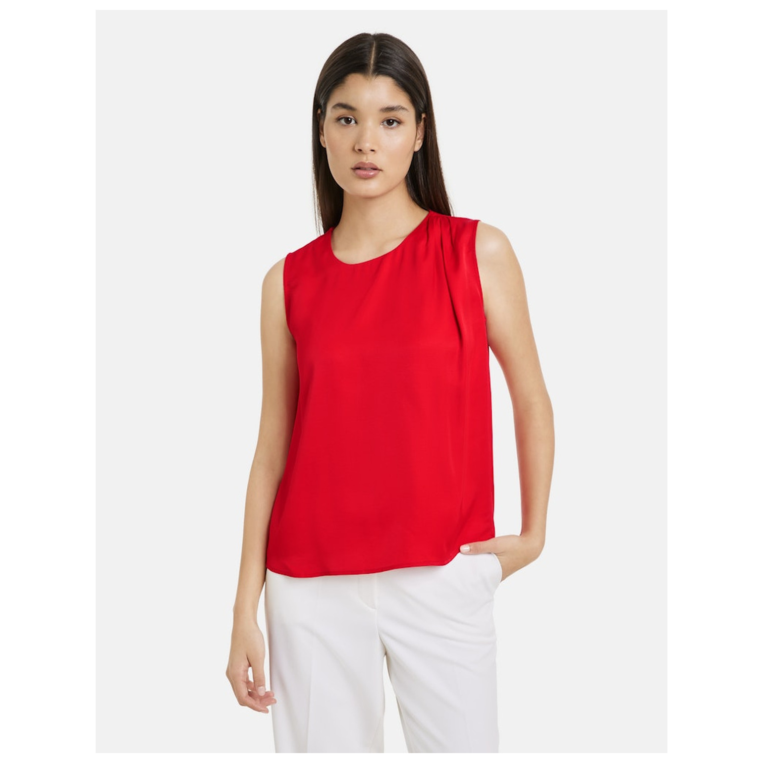 TAIFUN BLUSE OHNE ARM