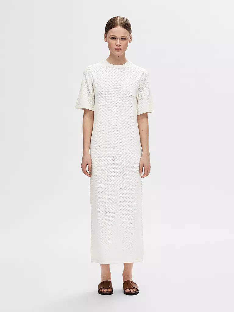 SELECTED FEMME Midikleid  creme