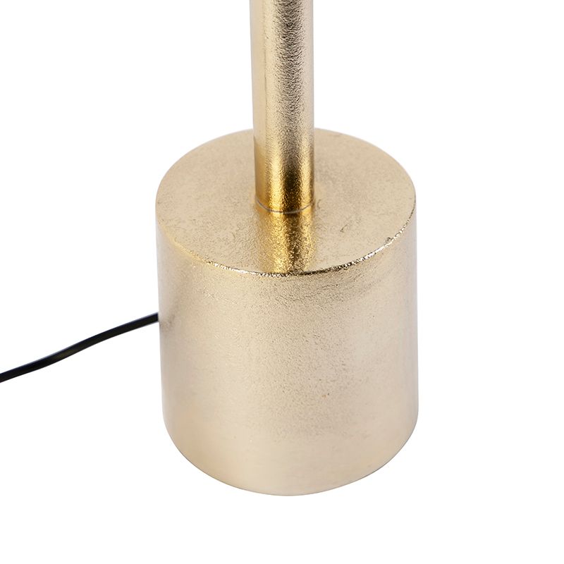 Art Deco tafellamp goud zonder kap - Diverso