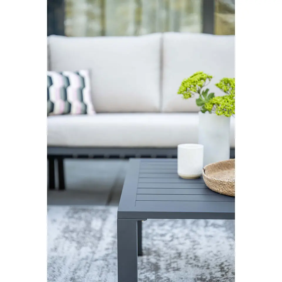 Garden Impressions Durban loungeset hoek 4-delig - desert sand