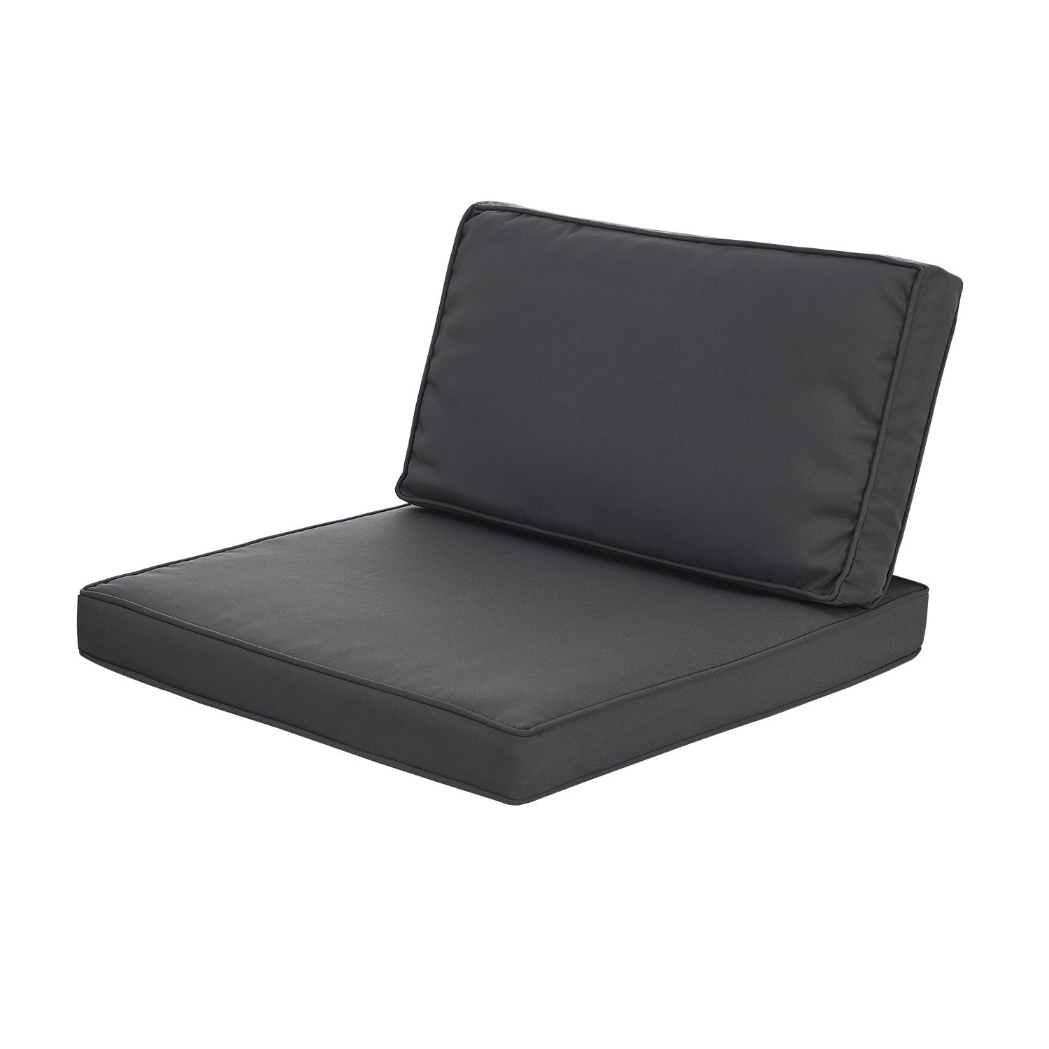 Juskys Polyrattan Gartenmöbel Set Salou - Outdoor Lounge für 6 Personen, wetterfest - Schwarz