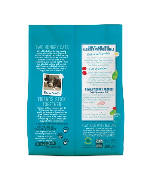 Edgard&Cooper Adult Witvis - Kattenvoer