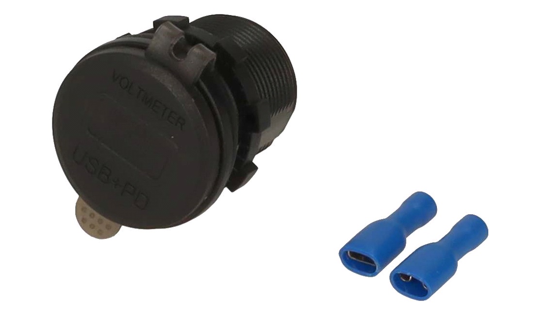 USB udtag til montering USB-A og USB-C