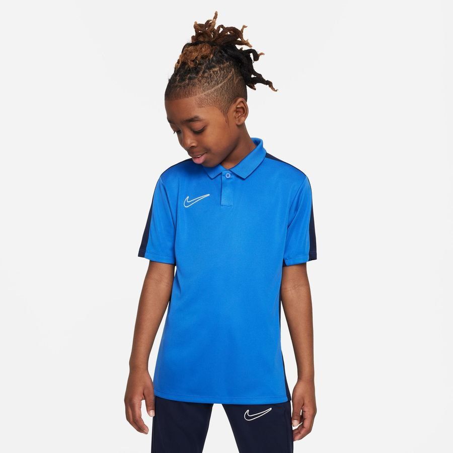 Nike Polo Dri-FIT Academy 23 - Bleu/Bleu Foncé/Blanc Enfant