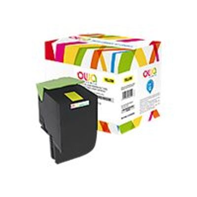 Cartouche laser compatible Lexmark 802H - jaune - Owa K15812OW
