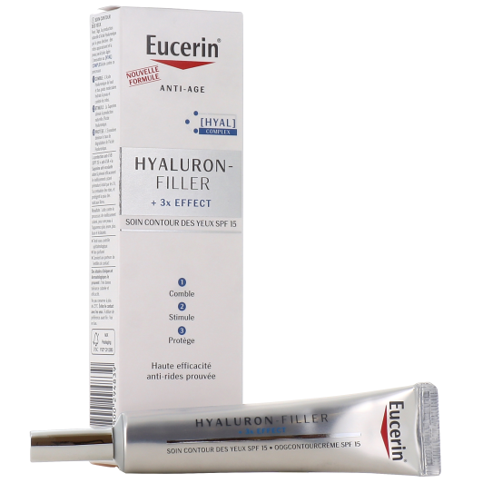 Soin contour des yeux Eucerin Hyaluron-Filler +3x Effect SPF15