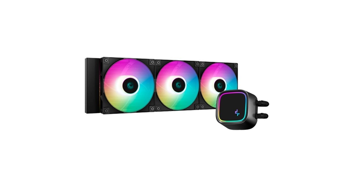 DeepCoolLE720 360 mm waterkoeling  (Zwart, 4-pins PWM fan-connector)