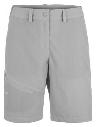 Short Salewa Isea Dry Gris Femme