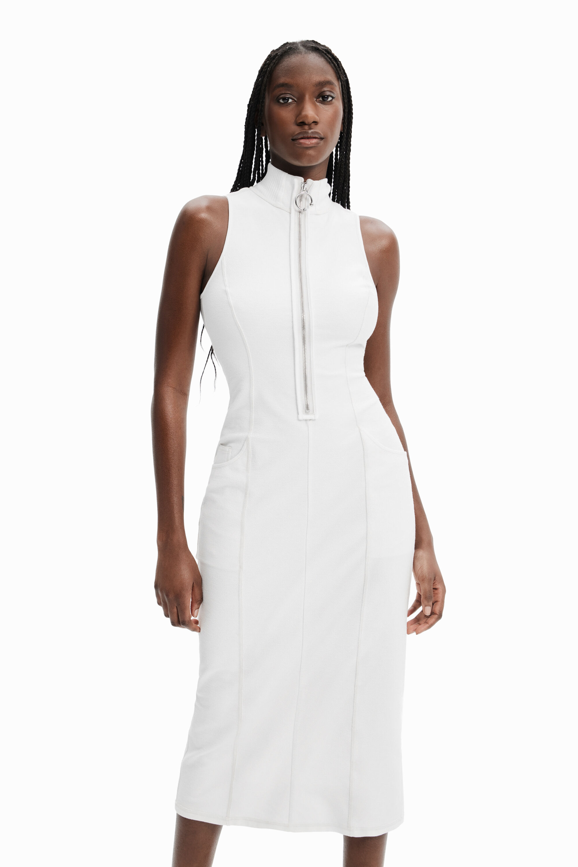 Robe midi zippée Nathy Peluso