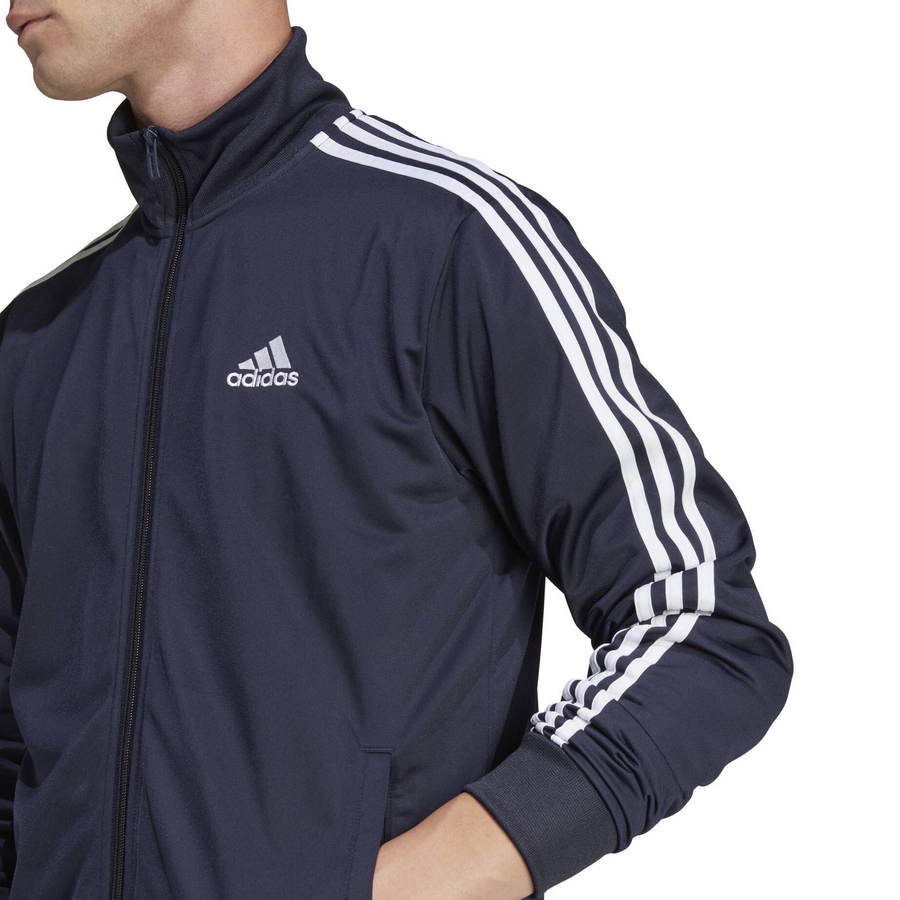 adidas Performance| Herren Trainingsanzug BASIC 3-STREIFEN TRICOT