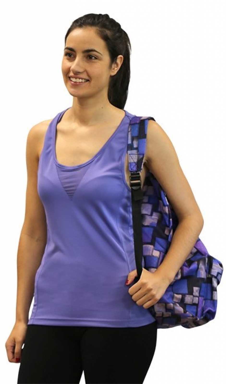 Camiseta feminina Softee Impulse, violeta