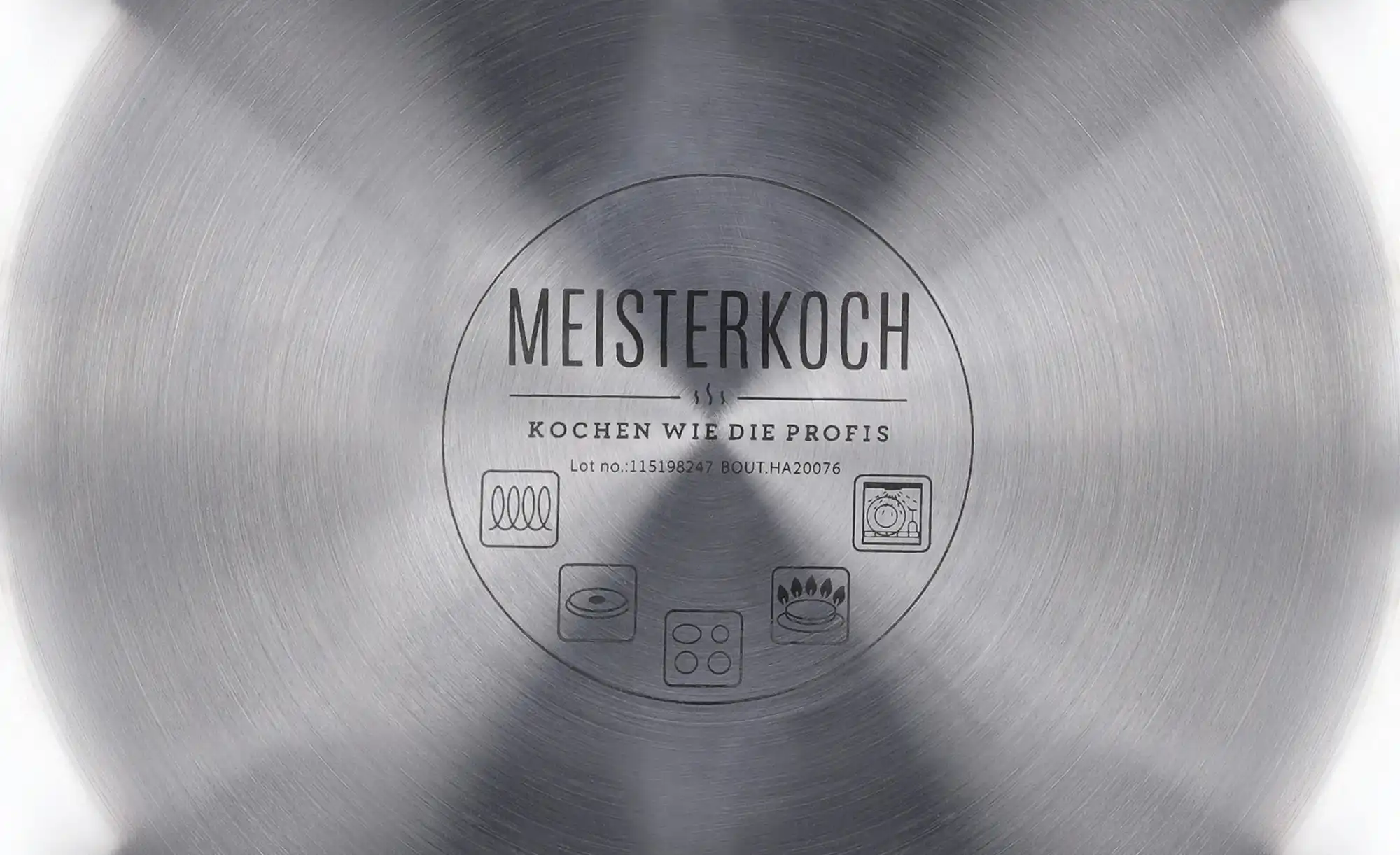 Meisterkoch Edelstahlpfanne RHOMBUS