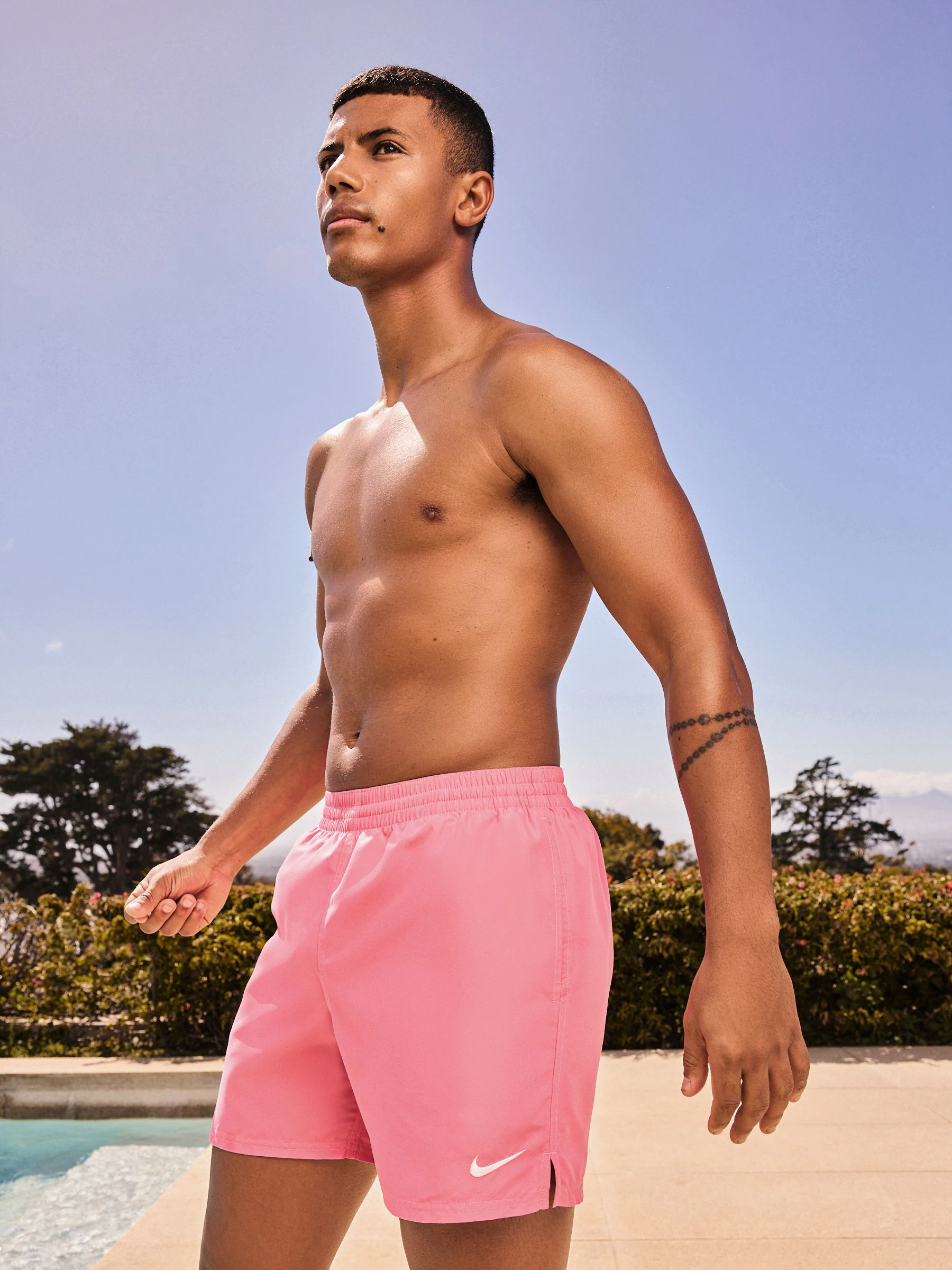 Roze - 5 inch - Nike Essential volley-zwemshort