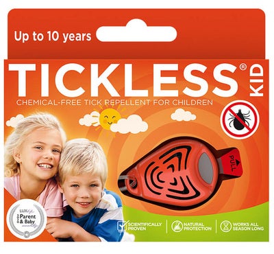 Tickless Ultrasonisk Flåttmiddel Baby/Barn, Orange