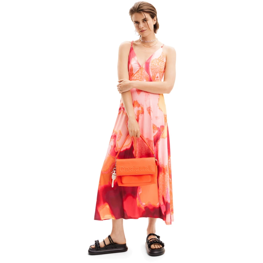 Desigual Half Logo 24 Venecia 2.0 - Umhängetasche 25.5 cm orange