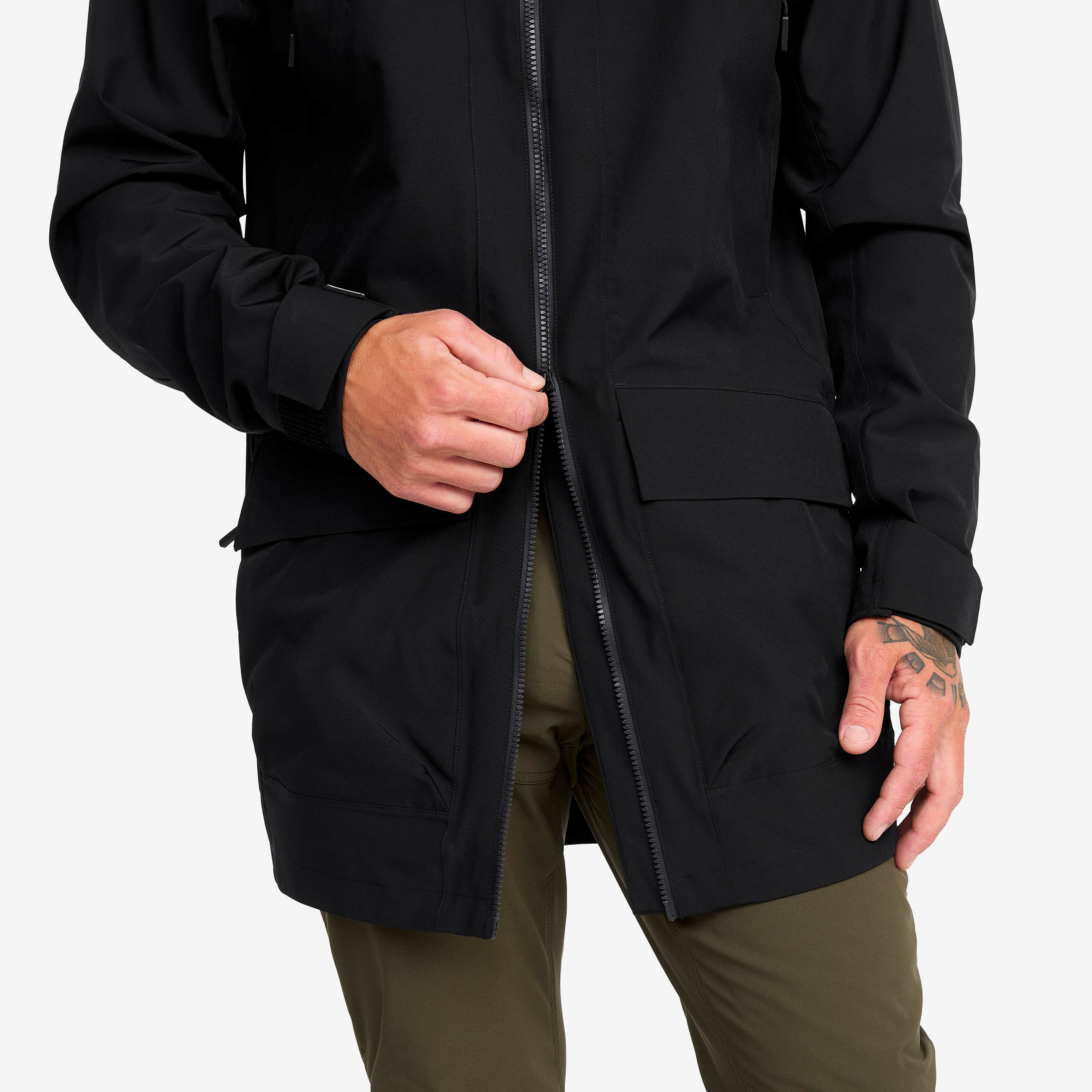 Nevis 2L Parka Herre Black