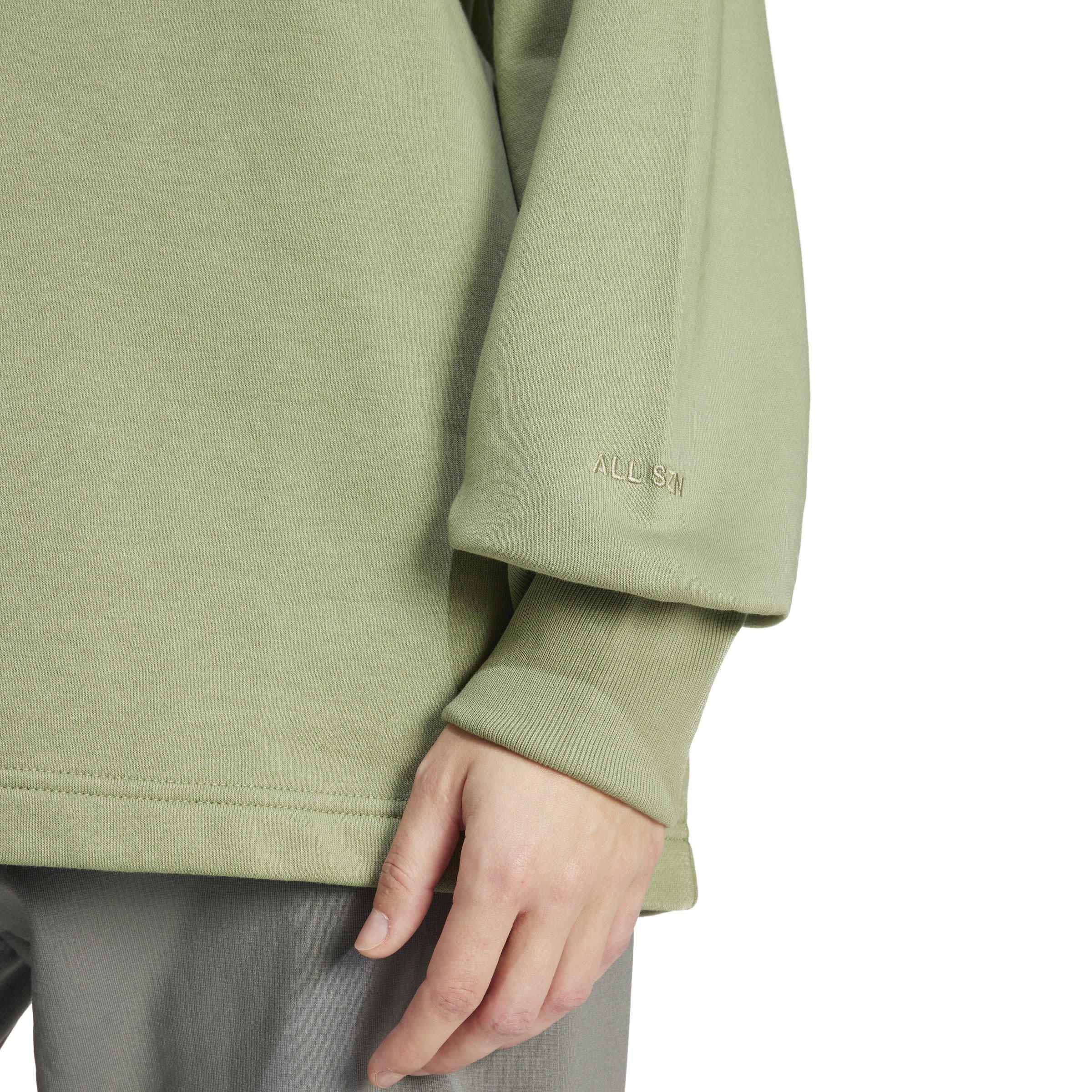 adidas All Szn Fleece Loose Quarter Zip Sweatshirt Womens