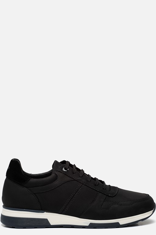 Van Lier Positano Sneakers zwart Nubuck