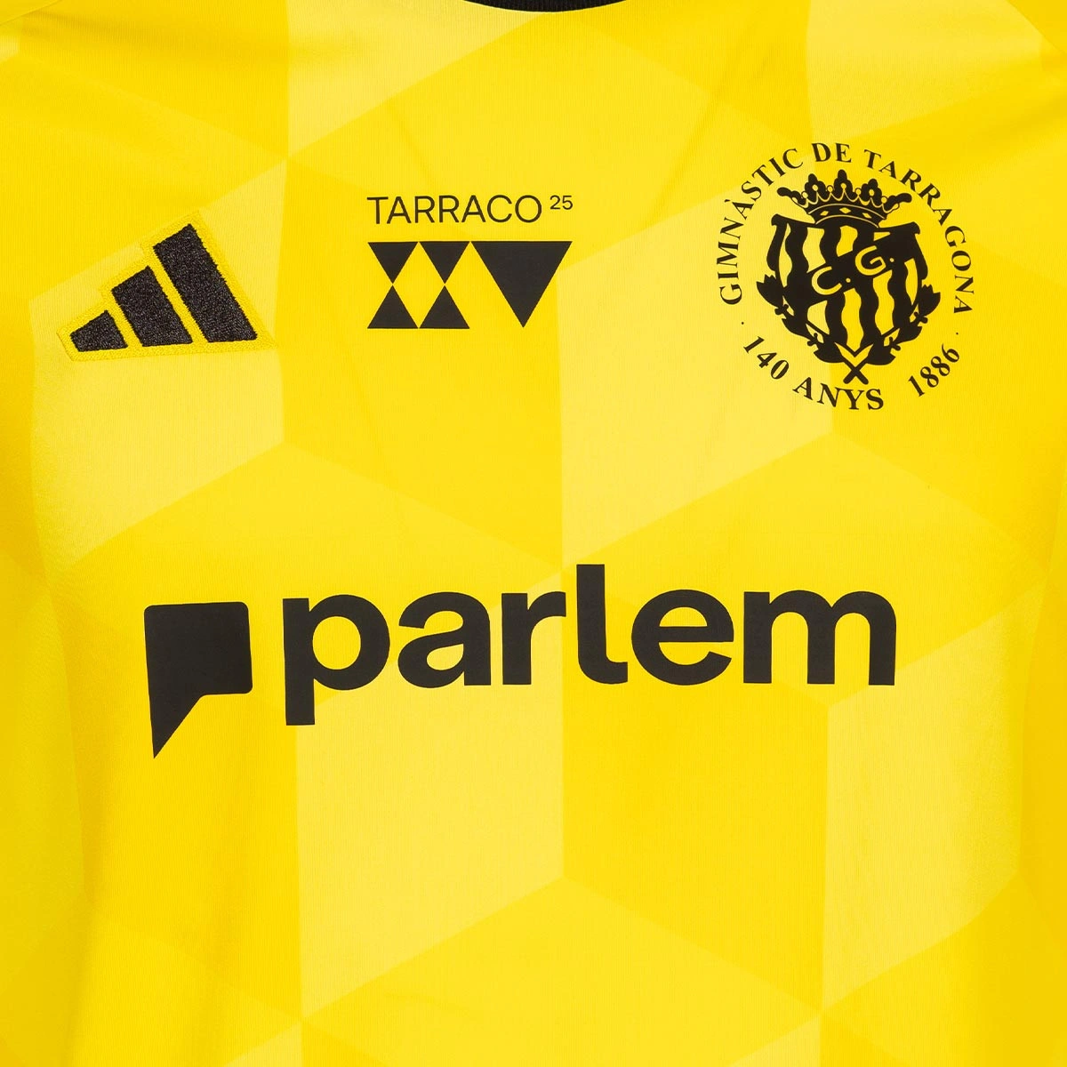 T-Shirt adidas Gimnàstic de Tarragona Segundo Equipamento 2025-2026 Criança