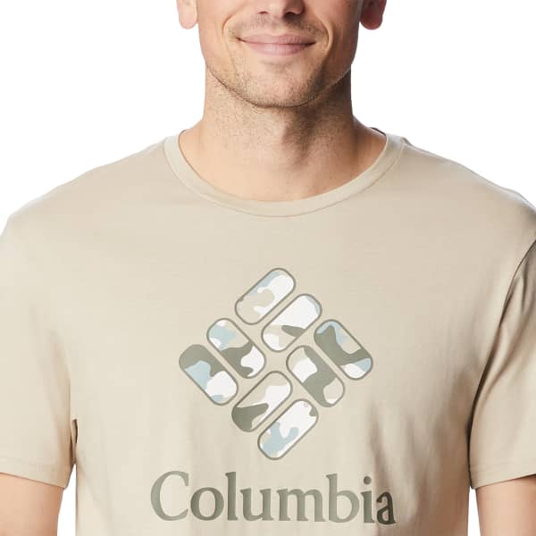 T-shirt COLUMBIA M RAPID RIDGE™ GRAPHIC TEE ANCIENT FOSSIL/CSC STACKED CAMO GRAPHIC