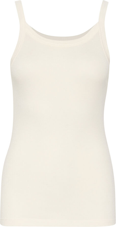 Soaked in Luxury SLFauna Tank Top Whisper white