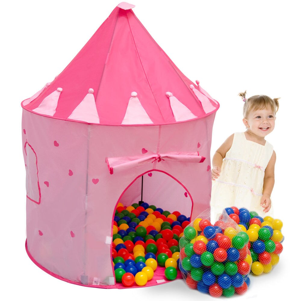 Spielset Kinderspielzelt Shanti inkl. 200 Bällebadbällen | Spielzelt Spielhaus für Mädchen | Kinder-