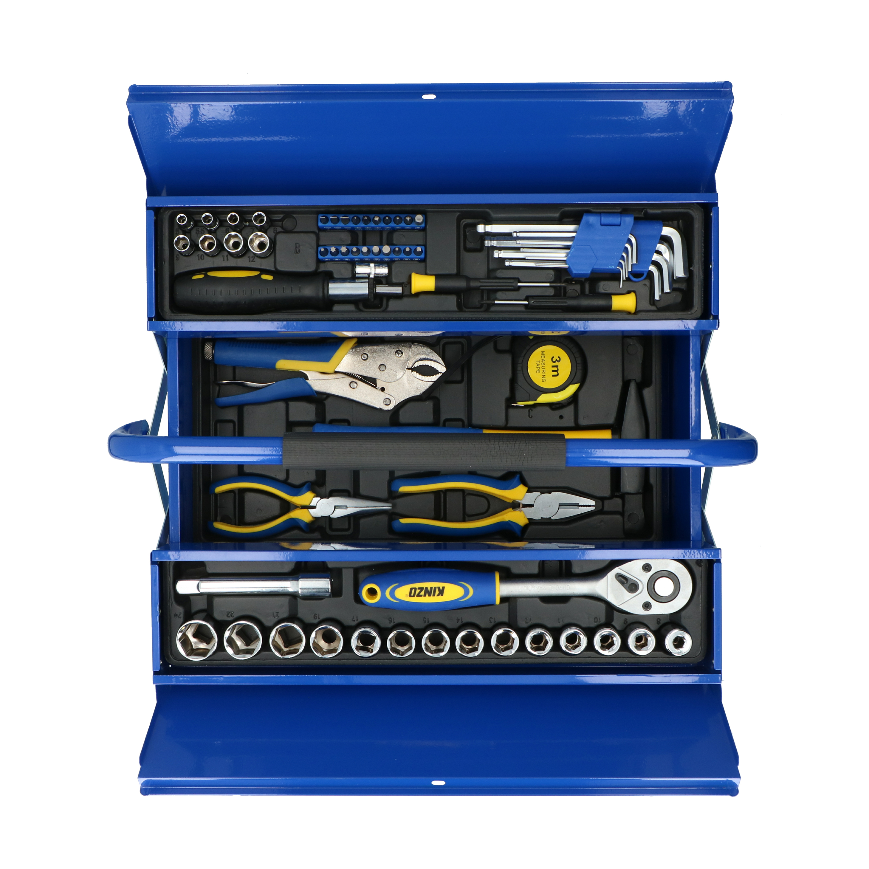 Werkzeugkiste Metall Set 64-teilig