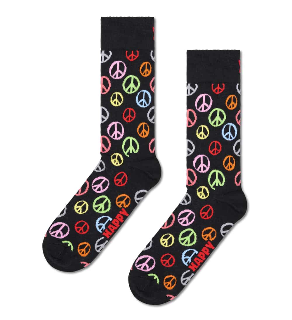Happy Socks Peace Sock Socken in Mehrfarbig
