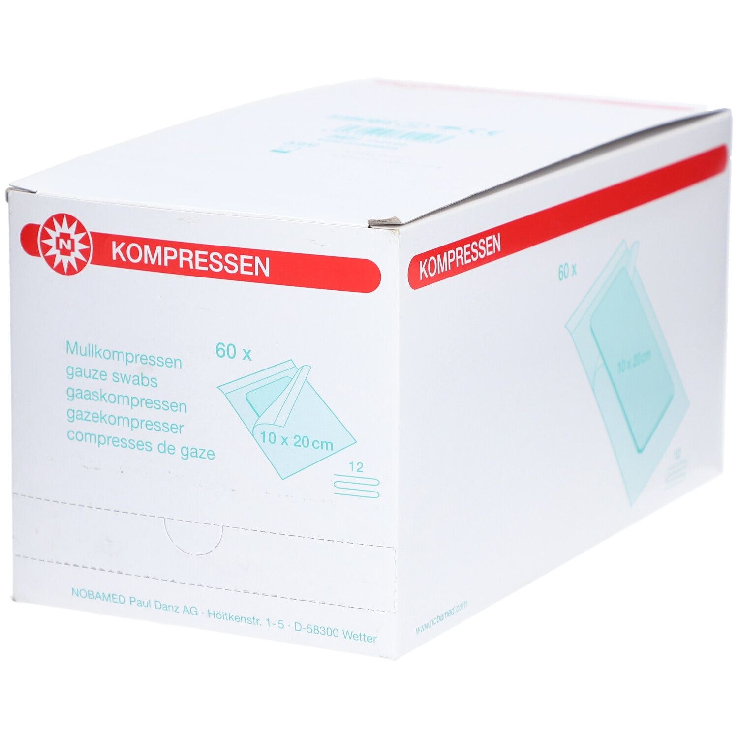 Mullkompressen steril 12-fach 10 x 20 cm