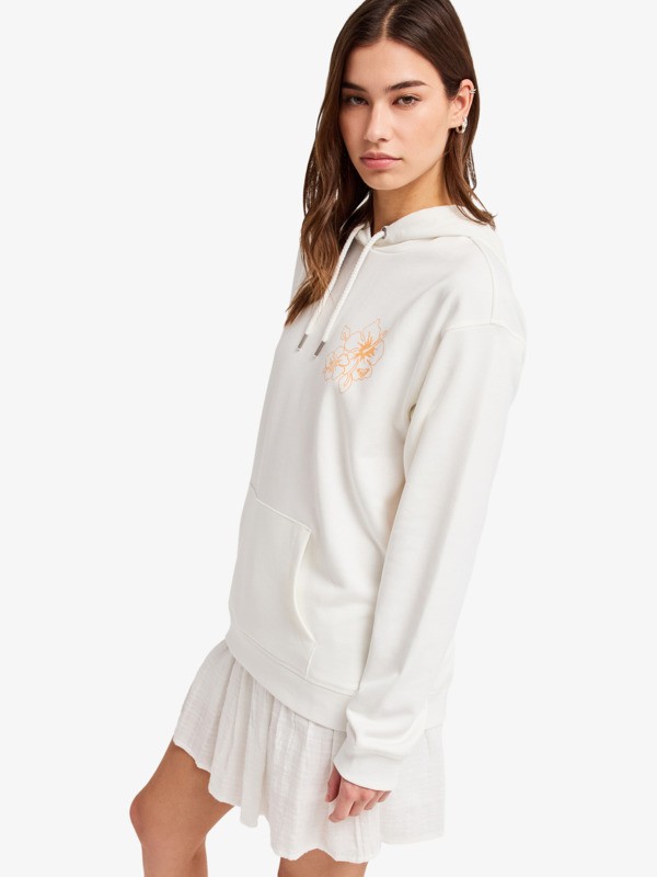 Surf Stoked Terry Vint Sweat à capuche Blanc Femme
