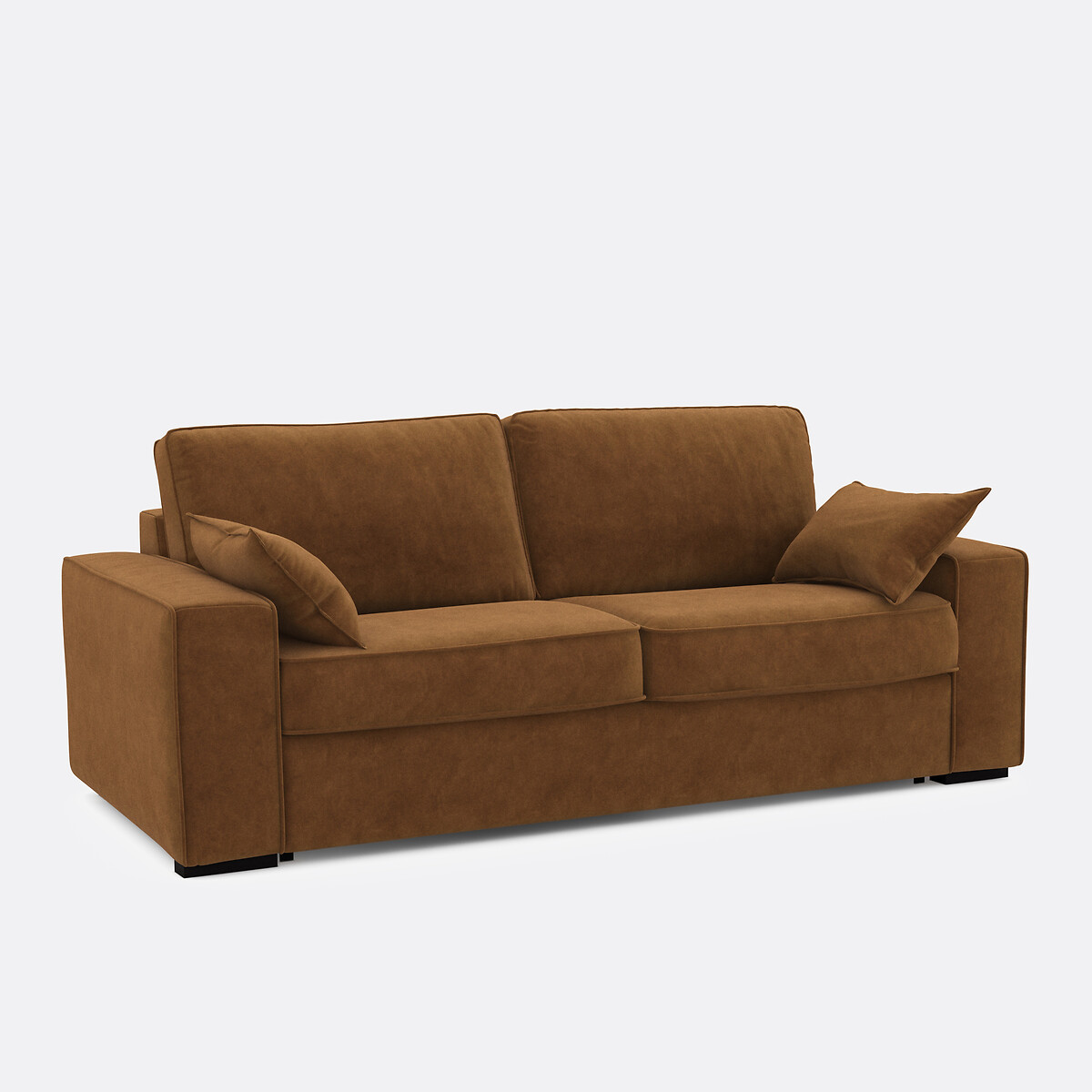 LA REDOUTE INTERIEURS<br>Sofá-cama de veludo, Bultex Cécilia