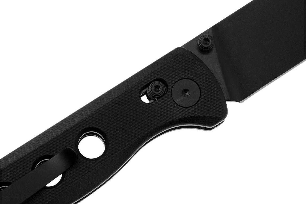 QSP Knife Canary Glyde 150GL-A2 Black 14C28N, Black G10, zakmes