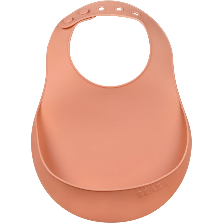 BEABA® Lätzchen aus Silikon - Terracotta