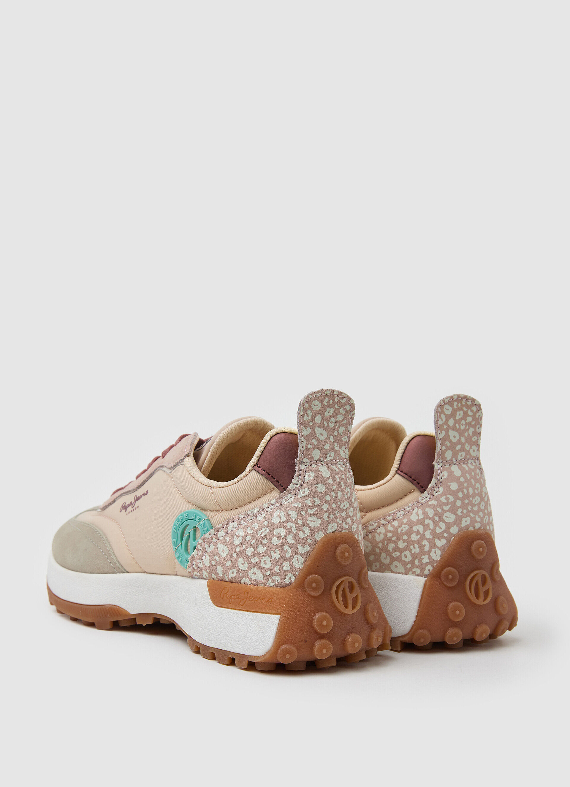 Tênis Lucky Leo combinados - rosa claro