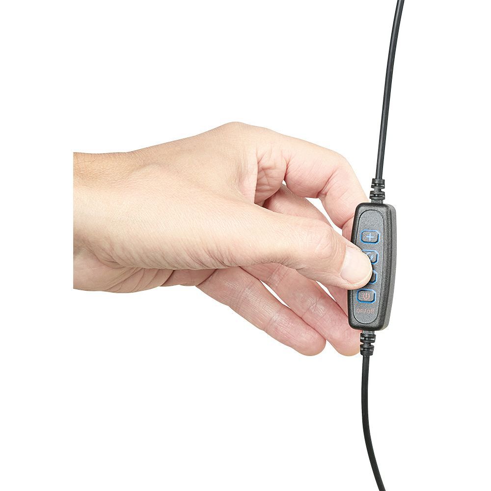 Anneau lumineux flexible à LED x2 avec support pour smartphone