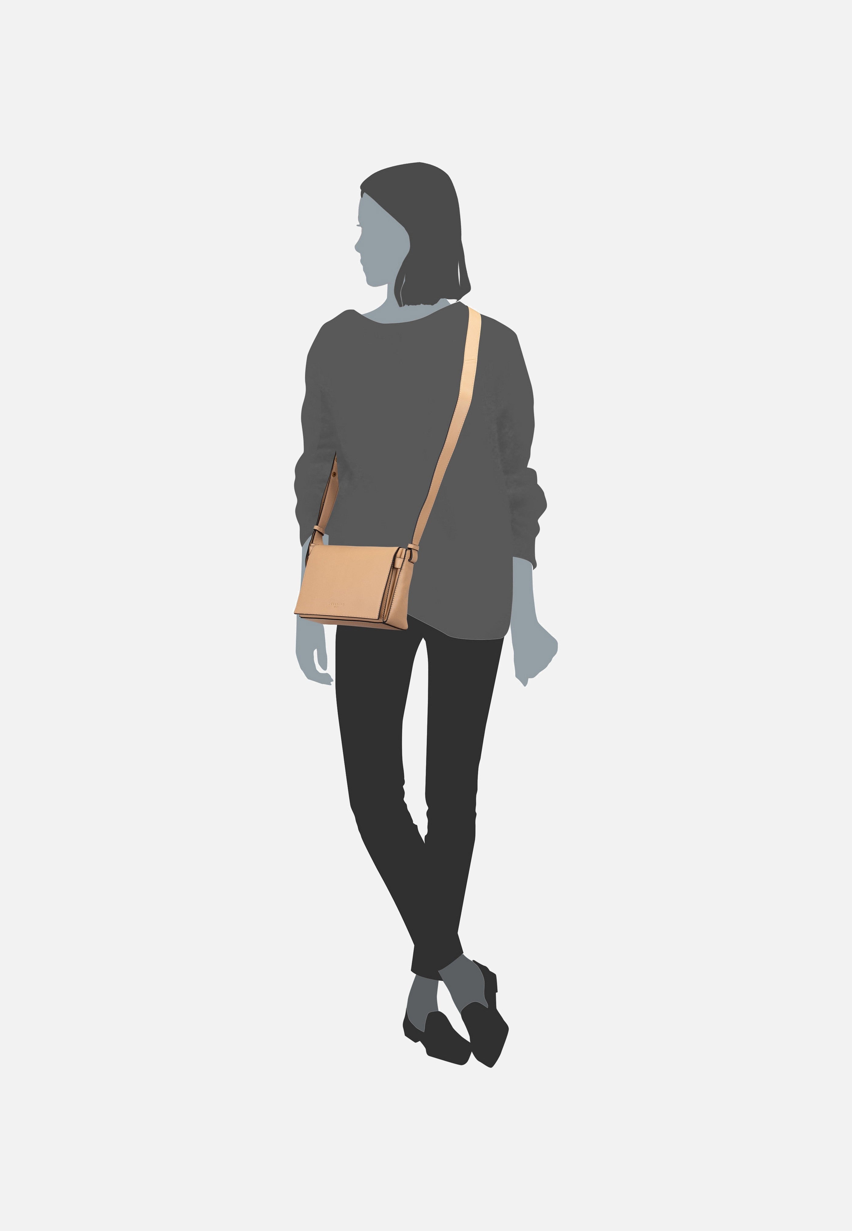 Hilla 2149186 Beige - Crossbody Bag