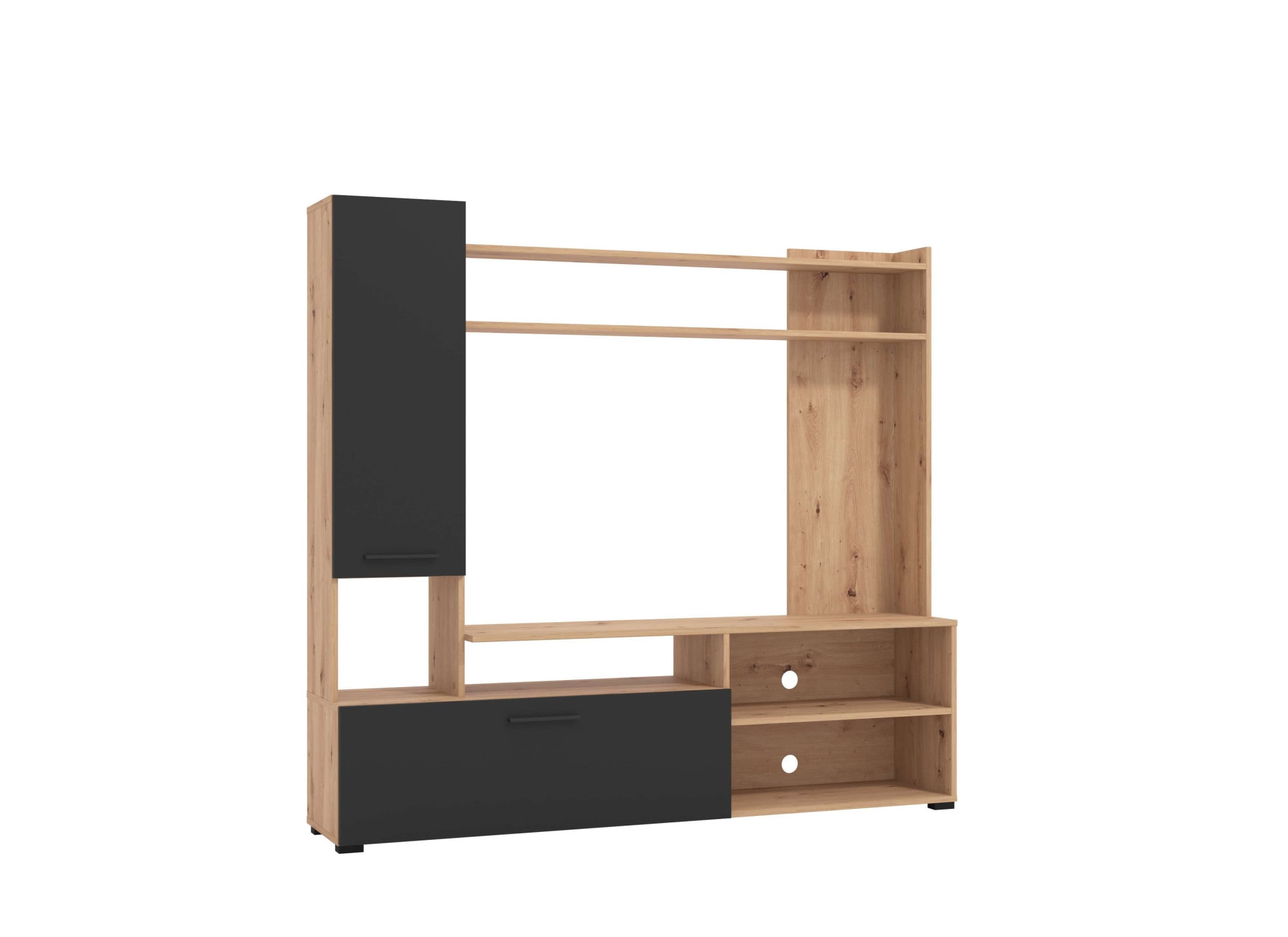 INOSIGN Wohnwand »Braga Wohnwand, Mediawand, Anbauwand, für TV bis 60', Breite 169 cm« Komplett-Set, 3 Stk. tlg.